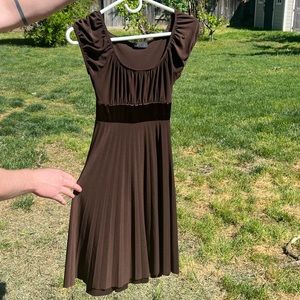 Taboo brown dress